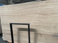 Dalles de travertin naturel d'Italie, marbre romain poli beige jaune blanc pour carrelage mural et sol, carrelage en marbre