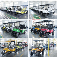Vehículo de Cuatro Plazas con Asientos Orientados hacia Adelante, Color Negro Mate, Batería de Litio de 72V150AH, Motor de 7.5KW, Neumáticos Todoterreno de 14 Pulgadas