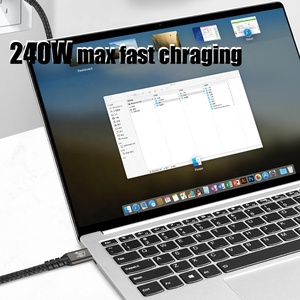 Cao <span class=keywords><strong>C</strong></span>ấp 240W 8K 60Hz Thunderbolt Zero Máy Tính Xách Tay Phụ Kiện Gen USB 4 40Gbps 1M Sync <span class=keywords><strong>C</strong></span>áp - Product Image 4