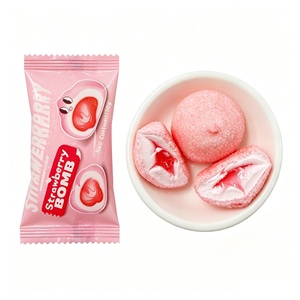 BESTAR Novedad en Confitería, Caramelos de Malvavisco con Relleno de Mermelada de Fresa, Diseño de Dibujos Animados, Caja de 30 Unidades, Recuerdo para Fiestas, Snack para Niños - Product Image 1