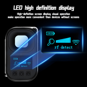 เครื่องตรวจจับกล้อง T03 หน้าจอ LED อินฟราเรดมองเห็นในเวลากลางคืน ป้องกันการระบุตำแหน่ง ป้องกันการดักฟัง เครื่องตรวจจับกล้องสอดแนมแบบพกพา - Product Image 6