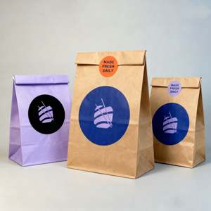 Custom Logo Eco-Friendly Recycled Materials Kraft Brown Paper <b>Wedding</b> Favor Bags Heat Seal for Packaging Snack - Product Image 5