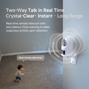 กล้องวงจรปิด Vstarcam CB91DR 6MP สำหรับดูแลเด็ก 2.4/5.8GHz WiFi แบตเตอรี่ 5200mAh โทรด้วยปุ่มเดียว PTZ มองเห็นในเวลากลางคืน มุมมอง 360 องศา สื่อสารสองทาง - Product Image 4