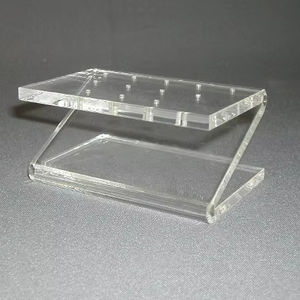 Présentoir en plastique acrylique transparent pour tubes à essai, flacons, brosses à dents, cigares, rasoirs, stylos – Excellent pour l'affichage de vos produits - Product Image 1