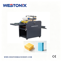 Machine de laminage automatique à pression électrique numérique WESTONIX 390 520 650 pour papier et plastique de haute qualité