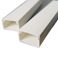 Mini goulotte en PVC blanc pour câble UPVC
