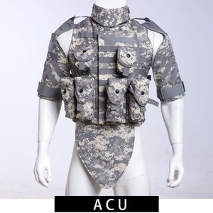 Sac de poitrine tactique unisexe en nylon imperméable avec fermeture éclair, camouflage ACU CP, noir, tendance - Product Image 6
