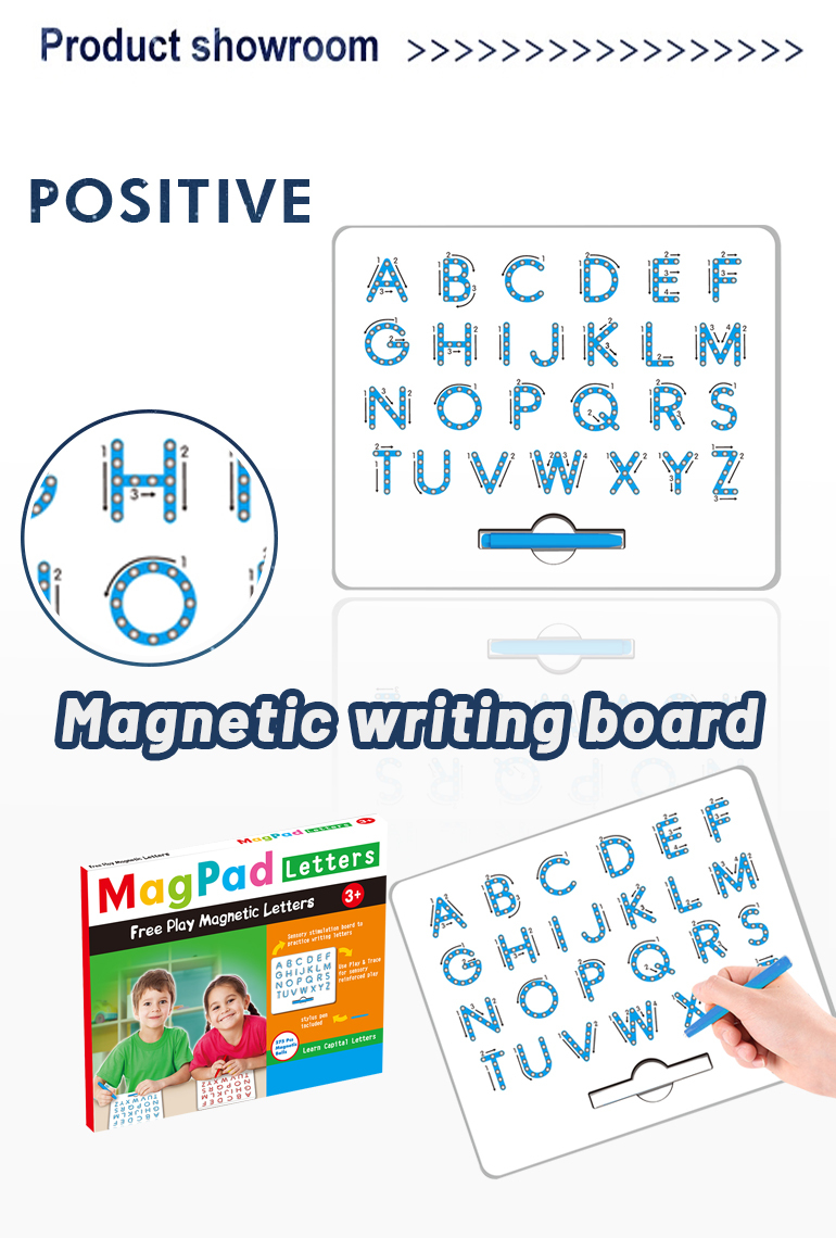 Tableau De Traçage De Lettres Magnétique – Tableau De Jeu D'écriture d'apprentissage 2 en 1, Tableu De Traçage De L'alphabet, Apprentissage des Lettres De Jouet Stem, Jouet Éducatif STEM | Outil De