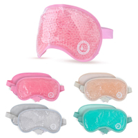 Masque chauffant personnalisé pour les yeux Chaleur-Froid Thérapie Gel Perle Eau Glacée Masque de sommeil Gel Pack de glace Réutilisable Glace Soulagement des maux de tête Masque pour les yeux