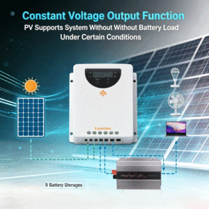 Régulateur de Charge Solaire MPPT 20A 30A 40A 60A 12V 24V 48V Bluetooth Entrée PV Max 150V pour Système Énergétique Hors Réseau et VR - Product Image 6