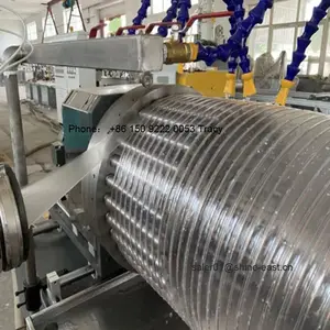 Pu Polyurethaan Luchtkanaal Staaldraad Buis Slang Industriële Vacuümpijp Maken Machine