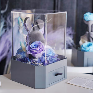 AYOYO 2025 flor eterna Rosa acrílico amor Príncipe dando novia y amigos regalos de cumpleaños regalos del Día de San Valentín - Product Image 6