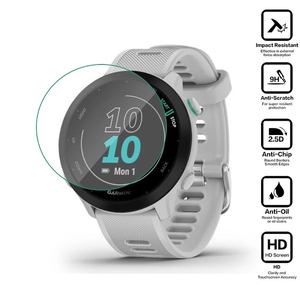 ฟิล์มกันรอยหน้าจอสำหรับ <span class=keywords><strong>Garmin</strong></span> <span class=keywords><strong>Forerunner</strong></span> 158 <span class=keywords><strong>55</strong></span>,นาฬิกาอัจฉริยะกระจกนิรภัย9H 2.5D ฟิล์มป้องกันรอยขีดข่วนใส - Product Image 3