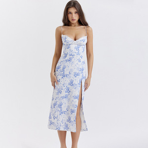 Nuovi prodotti sono <span class=keywords><strong>in</strong></span> vendita. <span class=keywords><strong>Abbigliamento</strong></span> <span class=keywords><strong>donna</strong></span> estivo vestito taglio FitLoose <span class=keywords><strong>abbigliamento</strong></span> quotidiano Casual nuova fionda stampata Sexy - Product Image 2