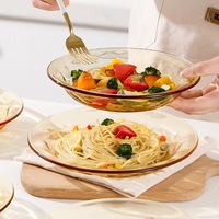 Ensemble de saladiers en verre borosilicate, sans BPA, passe au micro-ondes et au lave-vaisselle, tailles petite, moyenne et grande, bol de mélange pour la cuisine et le stockage des aliments