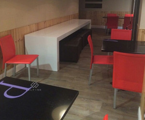 Moden Thiết Kế 6 Chỗ Ngồi Đá Thắp Sáng Tự Chọn Bảng Bàn Ăn Tập - Product Image 4