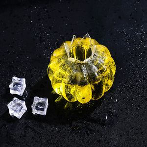 Taza de cristal creativa de flor de Granada con pajita, copa de cóctel transparente, vaso de cristal con forma de granada - Product Image 4