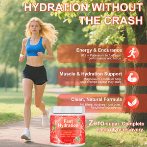 Polvo Electrolítico con <span class=keywords><strong>Vitaminas</strong></span>, Sodio, <span class=keywords><strong>Potasio</strong></span>, <span class=keywords><strong>Magnesio</strong></span>, Calcio, Sabor Sandía, Sin Azúcar, Mezcla para Bebida Hidratante, 30 Porciones - Product Image 5