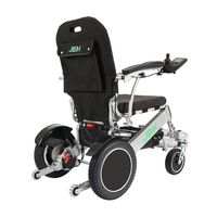 Nouveau design, fauteuil roulant électrique léger de luxe JBH D36, pliable pour les personnes âgées en voyage