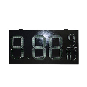 Panneau LED extérieur pour affichage des prix de l'essence pour station-service, panneau LED pour huile en rouge/vert/jaune/blanc avec fonction SDK, indice de protection IP65 - Product Image 1