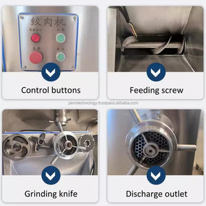 เครื่องบดเนื้ออุตสาหกรรม500กิโลกรัม/ชั่วโมงเครื่องบดเนื้อแช่แข็งเนื้อหมูเนื้อแพะเครื่องบดเนื้อเครื่องทำไส้กรอก - Product Image 3