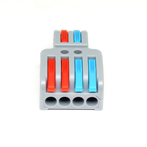 SPL Quick Wiring Cable <strong>Connector</strong> Butt Terminal Connectors CE Listed Compliant 2 in 4 Out Lever Nut Wire Connectors - Product Image 2