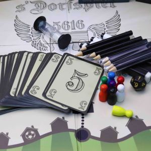 Juego de mesa personalizado en blanco para carreras de caballos, con figuras de jugadores de dados y temática forestal, para edades de 7 a 14 años - Product Image 2