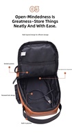 Sac de poitrine antivol pour homme, en polyester imperméable et PU, durable, tendance, léger, sac à bandoulière, sac à dos, avec port USB pour la charge