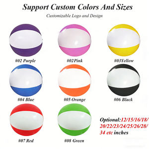 Pelotas de Playa Pequeñas y Coloridas al por Mayor, Pelotas Inflables Personalizadas con Logotipo, Juguetes de Pelota de PVC para Niños - Product Image 6