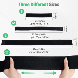 Correa elástica extensible para bolsas de hielo, extensor de cinturón múltiple, correas elásticas con gancho y bucle, cinta de extensión con gancho y bucle. - Product Image 4