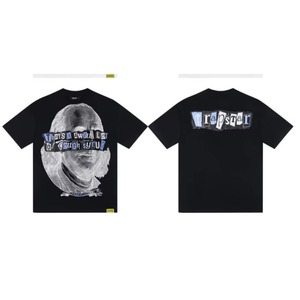T-shirt personnalisé en gros avec motif graphique 'Sirop contre la toux', 260 grammes, imprimé décontracté, grammage lourd, pour homme - Product Image 6