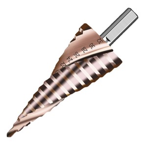 Broca helicoidal Lichang de cobalto de alta dureza, cónica, para perforación de metal - Product Image 2