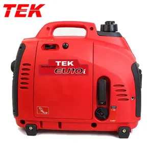 TEK EU10i-generador de gasolina, inversor Digital portátil de arranque manual, 1kw