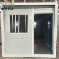 Maisonnette Modulaire Préfabriquée en Acier 20 pieds à Installation Rapide, Pliable et Mobile, Type Conteneur, en Promotion