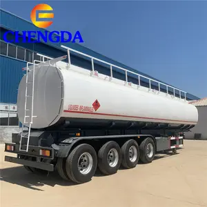 Fuel Tanks 3 Axle 40000Liters 60000 Liters Used Semi-Trailer Crude Oil Fuel Tanker Tank Semi Trailer Truck Trailers