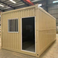 20 pieds pliable en acier maisons préfabriquées hangars de stockage conteneur entrepôt boutique bureau hôtel atelier centre commercial utiliser Villa