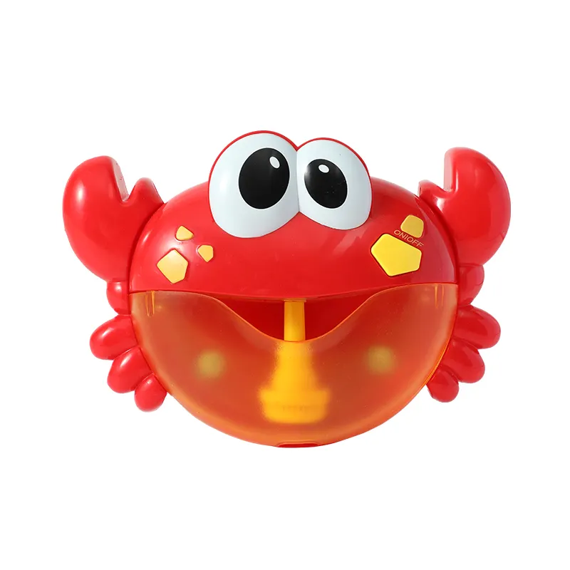 Kinder Favoriete Rode Abs Bubbel Bad Krab Blazen Schuim Speelgoedbad Spatten Speelgoed Speelgoed