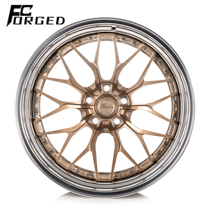 Ruote per auto di lusso <span class=keywords><strong>in</strong></span> alluminio 6061-T6 ruote forgiate profonde Concave personalizzate 5x120 5x114.3 ruote 3 pezzi forgiate 18-24 <span class=keywords><strong>pollici</strong></span> - Product Image 3