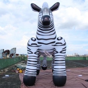 Quảng cáo bên trang trí khổng lồ 16.4ft PVC kín Inflatable ngựa vằn - Product Image 5