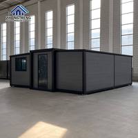 Casa Contenedor de Acero Modular Prefabricada de Alta Gama, Expandible, de 20 pies y 40 pies, Plegable, Portátil, Móvil, Tipo Tiny Home, Almacén