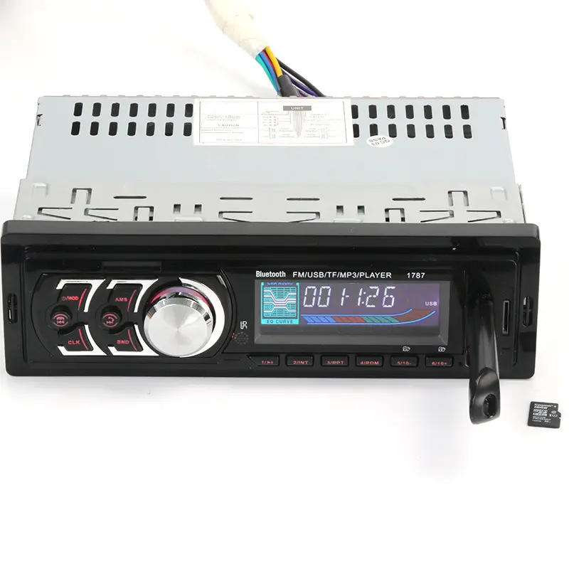 Hikity — lecteur MP3 avec écran LCD, universel, 1 Din, bluetooth, Radio stéréo
