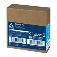 ARCTIC S8038-7K Server Lüfter, 80x80x38mm, 500-7000 U/min, PWM Geregelt, 4-Pin Anschluss, 12 V DC-Schwarz