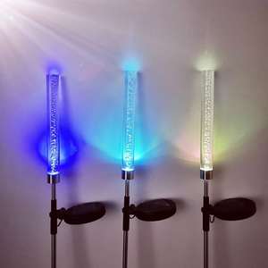 Luces Solares Acrílicas de Burbuja para Decoración de Jardín Exterior, LED con Cambio de Color, Resistentes al Agua, Independientes - Product Image 1