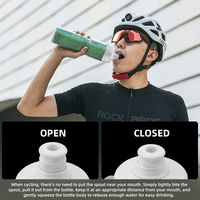 Bouteilles d'eau en plastique ROCKBROS et bouteille d'eau fendue potable à vélo en chine vente en gros bouteille d'eau de randonnée préforme