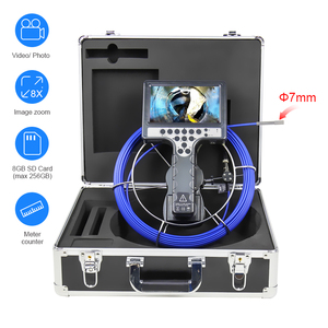 Wopson OEM/ODM Cầm Tay 7Mm Ống Kính Không Thấm Nước Hệ Thống Thoát Nước Máy Ảnh Kiểm Tra Đường Ống Borescope Kiểm Tra Máy Ảnh Với Đồng Hồ Truy Cập - Product Image 2