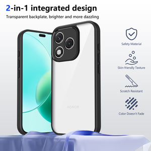 <span class=keywords><strong>Coque</strong></span> pour <span class=keywords><strong>Honor</strong></span> 600 Lite / X8d / 200 Smart / <span class=keywords><strong>Play</strong></span> 60 +, cadre en TPU ultra fin, dos rigide en PC transparent, protection contre les chocs, <span class=keywords><strong>coque</strong></span>, fundas - Product Image 2