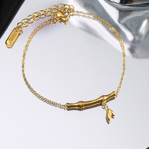 Neue Sommerliche Strand-Fußkettchen aus Edelstahl, Exquisiter Modeschmuck, Anlaufbeständig, Wasserfest, Goldene Schmuckstücke für Damen - Product Image 2
