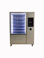 Vente chaude distributeur automatique congelé distributeur automatique pour crème glacée 21.5 pouces écran tactile distributeur automatique de pizza