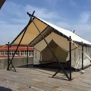 더블 레이어 방수 큰 집 5-8 10 명 럭셔리 4 계절 방수 야외 캠핑 가족 텐트