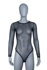 Đồ lót gợi cảm bodysuit nữ đính kim cương lưới cá, đồ lót xuyên thấu, tất lưới gợi cảm, trang phục lưới xuyên thấu, bodysuit gợi cảm - Product Image 2